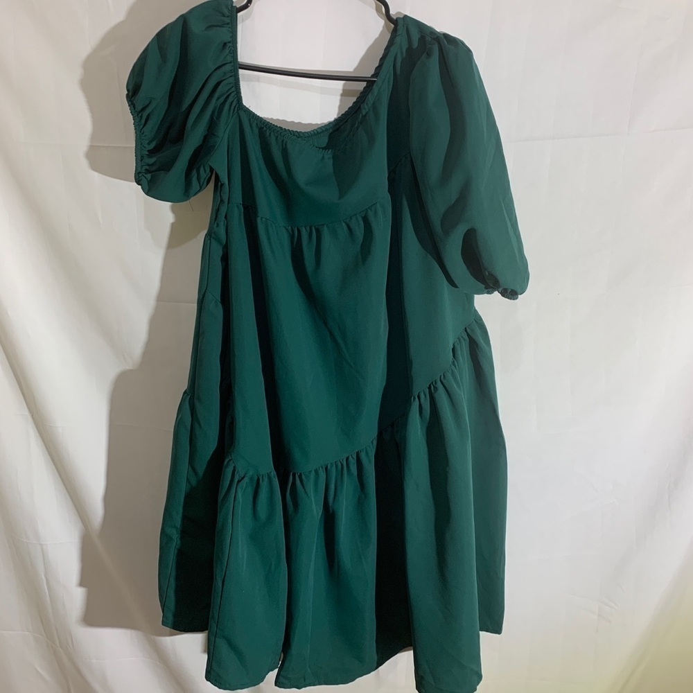 3/$28❤️SHEIN green dress size XL - Picture 6 of 8